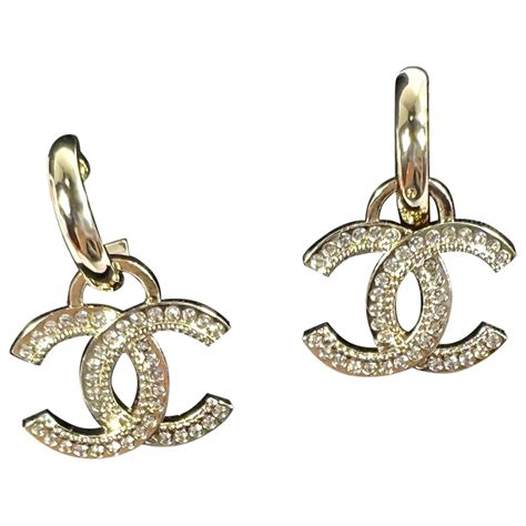 chanel classic earrings price singapore|pre owned Chanel earrings.